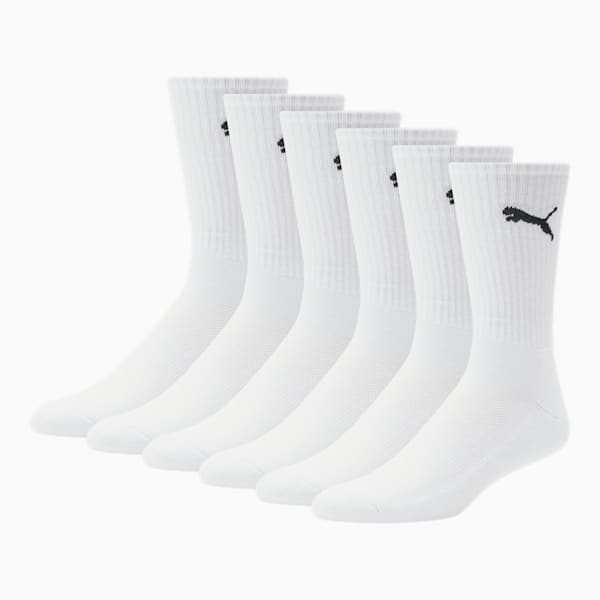 Calcetas Half-Terry [6 Pack], WHITE / BLACK, extralarge